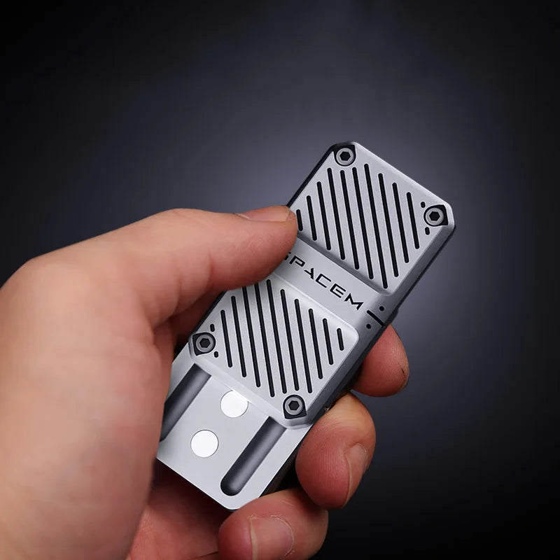 Haptic Coin Magnetic Slider Toy - EDC Push Fidget Spinner for Stress Relief and Enhanced Focus - Ideal Gift for Children and Adults